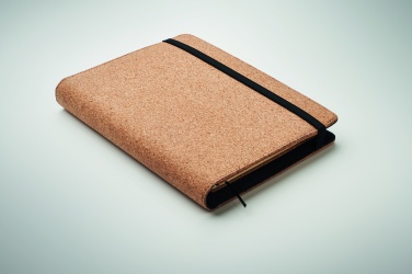 Logo trade promotional giveaways image of: A5 portfolio in cork